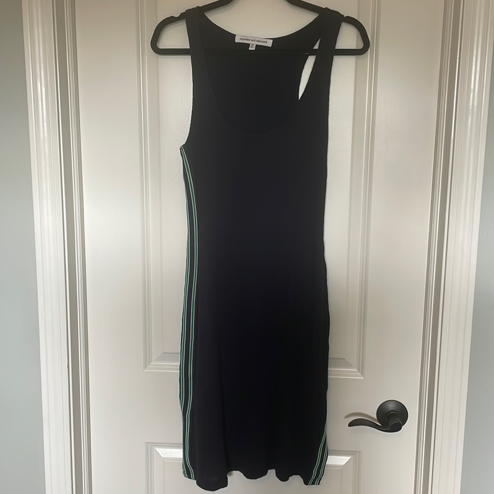 Navy athletic style dress. Sport/golf/tournament/party